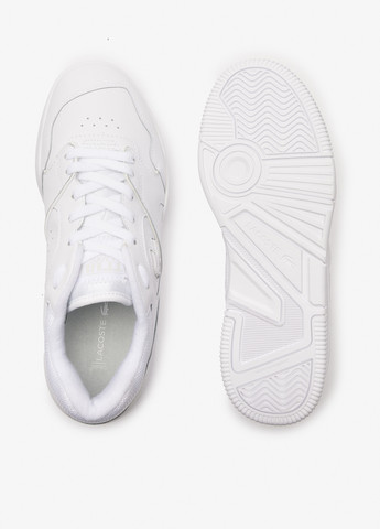 Белые демисезонные кроссовки Lacoste Lineshot