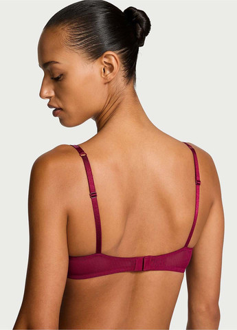 Бордовый демисезонный комплект (бюстгальтер, трусики) Victoria's Secret