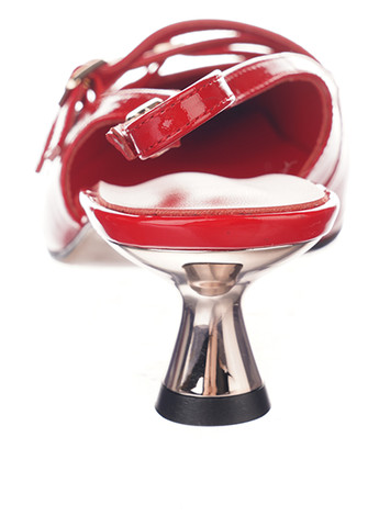 Blizzarini Туфли слингбеки красный з натуральная кожа, украина — лето (326874647)