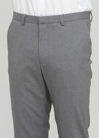 Серые кэжуал демисезонные прямые брюки Burton