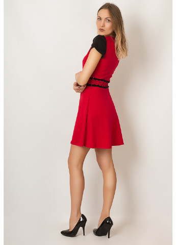 Красное кэжуал платье Lilove однотонное