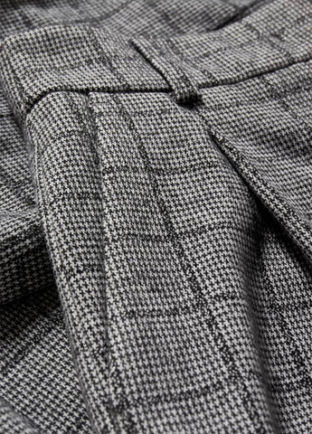 Серые кэжуал демисезонные укороченные, прямые брюки C&A