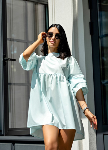 М'ятна кежуал сукня агата Anika однотонна