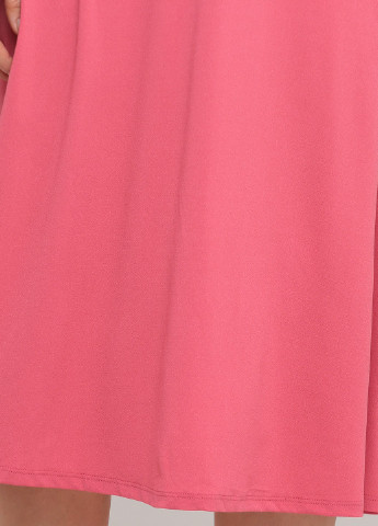 Розовое кэжуал платье H&M однотонное