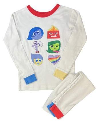 Молочная всесезон пижама (лонгслив, брюки) лонгслив + брюки Gap