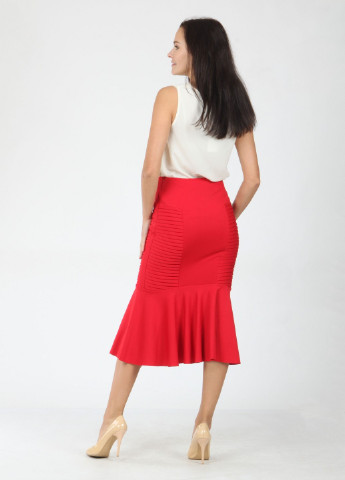 Красная однотонная юбка Enna Levoni