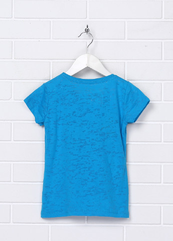 Светло-синяя летняя футболка Blue