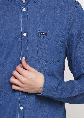 Светло-синяя джинсовая рубашка однотонная Jack Wills