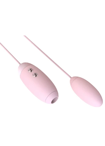 Вакуумний стимулятор з віброяйцем 2-в-1 Miss VV Pink KisToy (254150987)