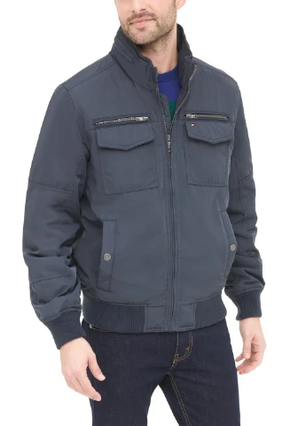 Синя демісезонна куртка Tommy Hilfiger
