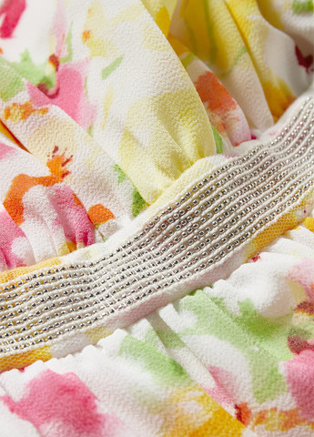 Білий кежуал сукня C&A з квітковим принтом