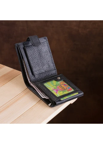 Чоловік шкіряний гаманець 11,5х9,5х2,5 см st leather (229459189)