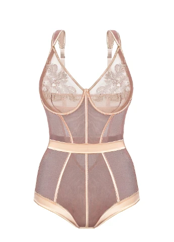 Боді Ophelia 85C какао-абрикос 10876 Gracija Rim (256111099)