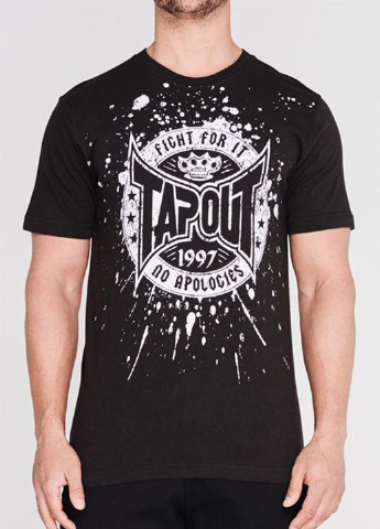 Чорно-біла футболка Tapout