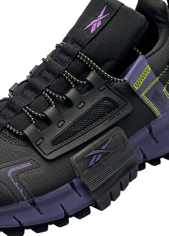 Цветные демисезонные кроссовки Reebok Zig Kinetica Fit Black Purple