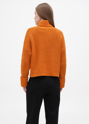 Оранжевый демисезонный свитер Comma