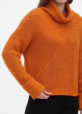 Оранжевый демисезонный свитер Comma