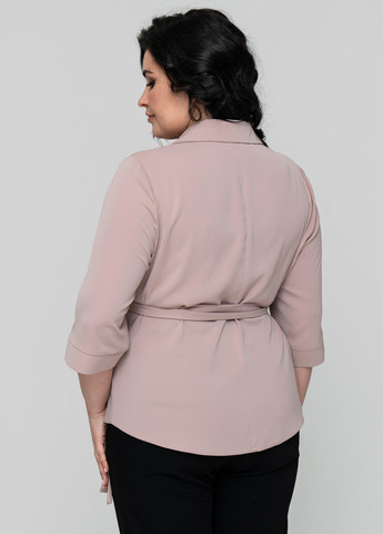 Пудровая блуза на запах A'll Posa