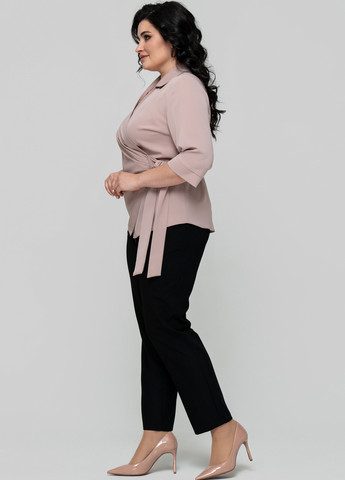 Пудровая блуза на запах A'll Posa