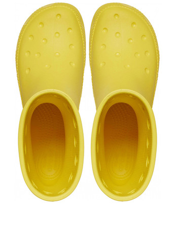 Желтые резиновые сапоги Crocs