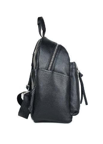 Стильний чорний шкіряний рюкзак жіночий Fashion (251864385)