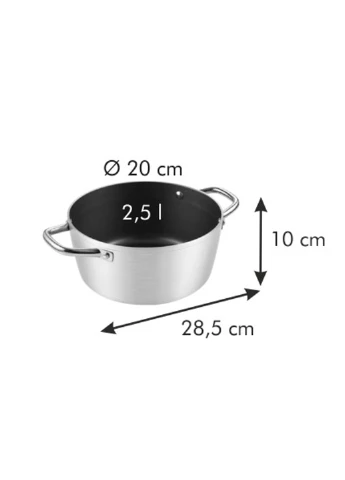 Каструля Grand Chef 20 см 2,5 л сіра Tescoma (255274288)