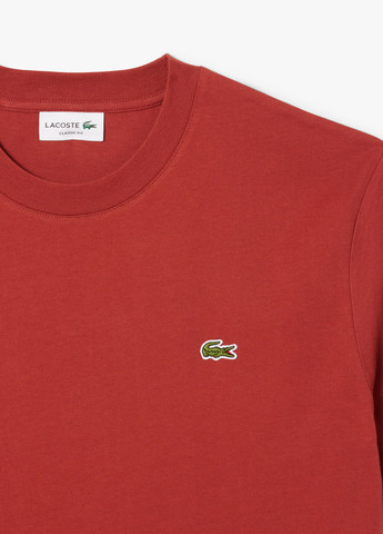 Терракотовая футболка Lacoste