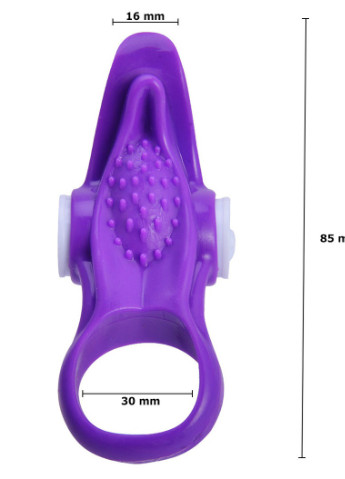 Ерекційні кільце з вібрацією Язик Langsha (256419069)