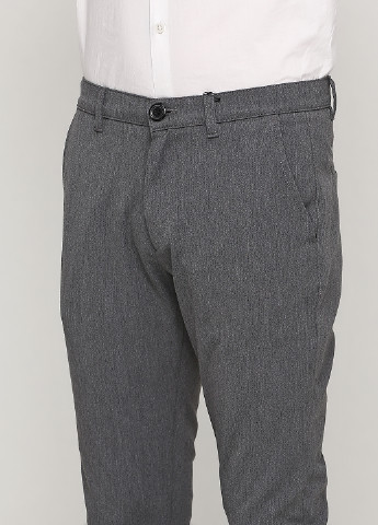 Серые классические демисезонные прямые брюки Tailored Originals