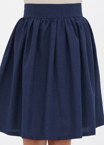 Темно-синяя кэжуал однотонная юбка Laura Bettini клешированная