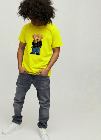Жовта футболка чоловіча YAPPI