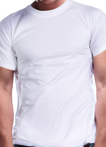 Белая демисезонная футболка с коротким рукавом Miorre