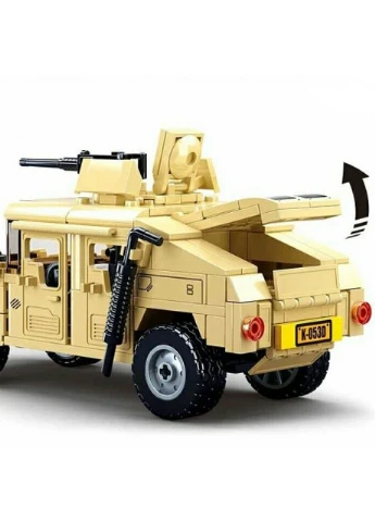 Конструктор армії M38-B0937 військовий Hummer, 265 деталей Sluban (253827787)