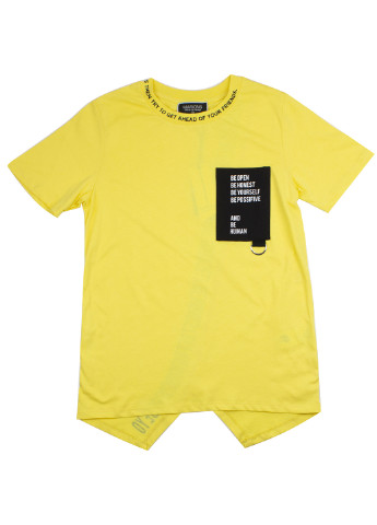 Жовта літня футболка з коротким рукавом Marions