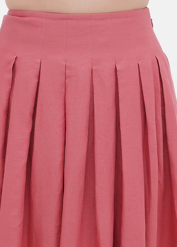 Розово-лиловая кэжуал однотонная юбка Boden клешированная