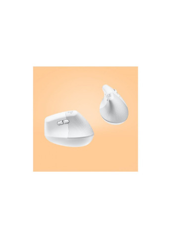 Мишка Lift Vertical Ergonomic Wireless/Bluetooth White (910-006475) Logitech (253432291)