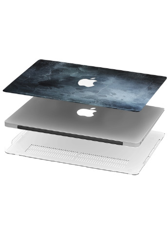 Чохол пластиковий для Apple MacBook Pro 13 A1278 Чорний димчастий мармур (6347-2391) MobiPrint (218858220)