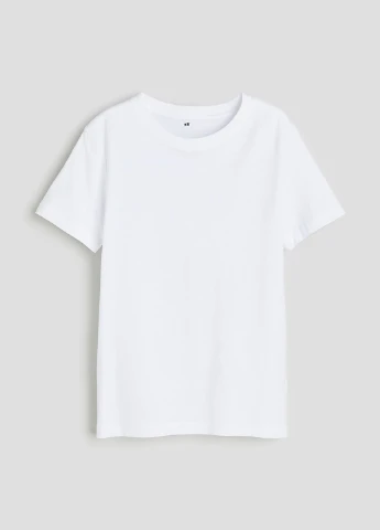 Біла літня футболка H&M