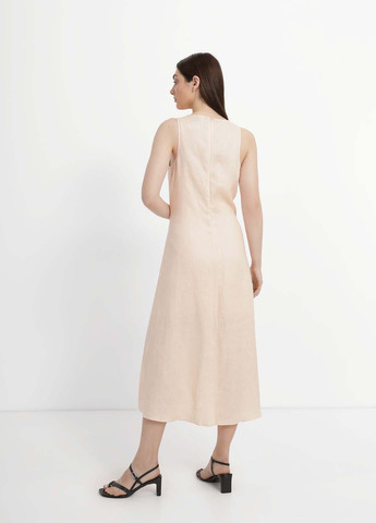 Світло-бежева кежуал сукня а-силует Armani Exchange однотонна