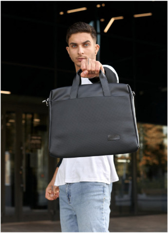Повседневная мужская сумка для ноутбука 35х28х5 см Sambag (255405459)