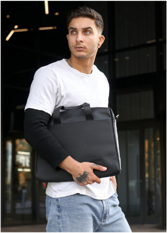 Повседневная мужская сумка для ноутбука 35х28х5 см Sambag (255405459)