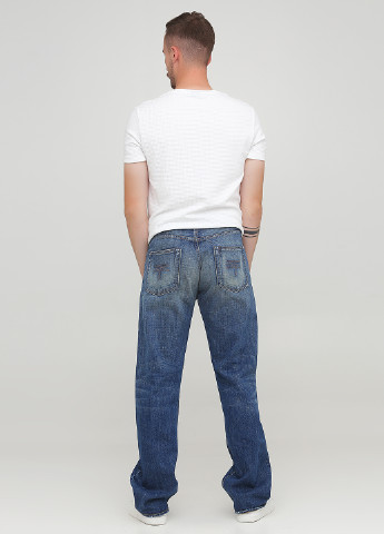 Синие демисезонные прямые джинсы Ralph Lauren