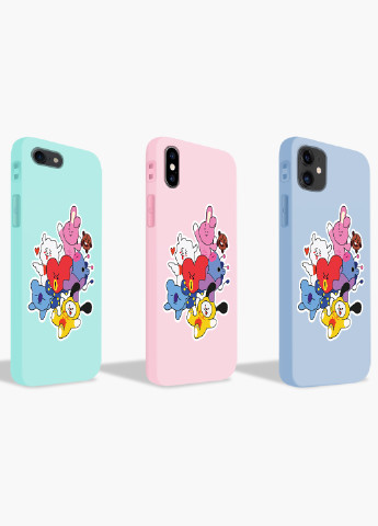 Чехол силиконовый Apple Iphone X БТС (BTS) (6129-1166) MobiPrint (219335892)