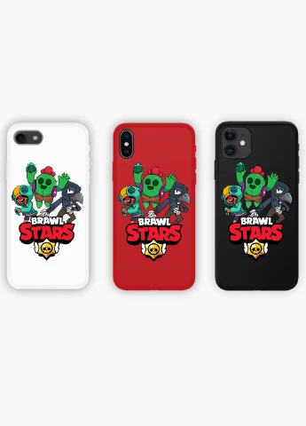Чехол силиконовый Apple Iphone Xs Бравл Старс (Brawl Stars) (8938-1021) MobiPrint (219284167)