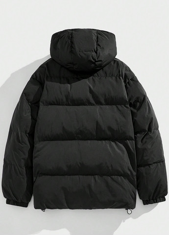 Черная зимняя куртка SHEIN