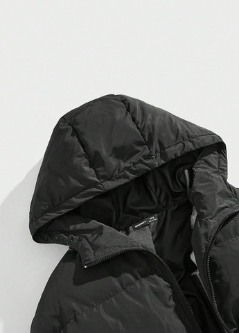 Черная зимняя куртка SHEIN