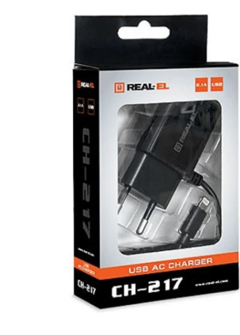 Зарядний пристрій CH-217 black (EL123160016) Real-El (216637313)