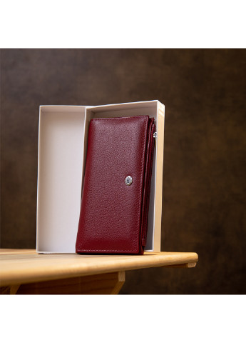 Жіночий шкіряний гаманець 19х9,5х1,5 см st leather (242188661)