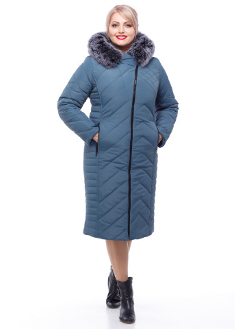 Сіро-синя зимня куртка Origa