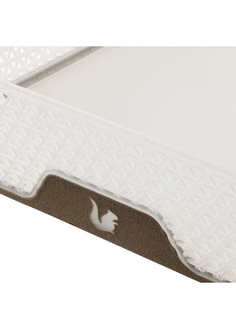 Кошик для зберігання Jonas А-4 прозорий / сіро-коричневий (Кеї 367.3) Keeeper (217310074)